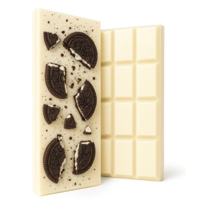 Delta 8 THC White Chocolate & Cookies Bar – 1,200mg