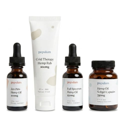 Get 25% off all CBD at  Populum