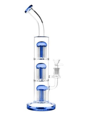 Pulsar 14” Triple Jellyfish Perc Bong