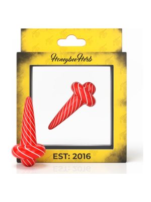 red with assorted color triangle handle directional carb cap with packaging view