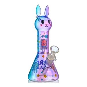 Cute Bunny Beaker Bong with Tree Perc