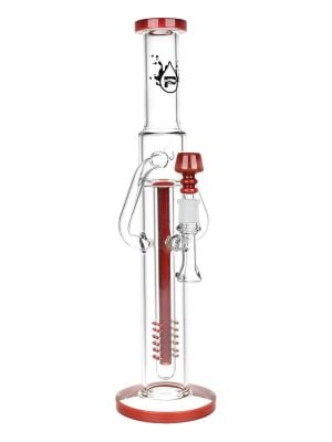 Pulsar 14″ Deep Pocket Tube Recycler Bong