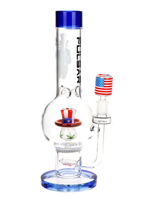Pulsar USA Top Hat Bubble Base Glass Water Pipe | 13.25" | 14mm F